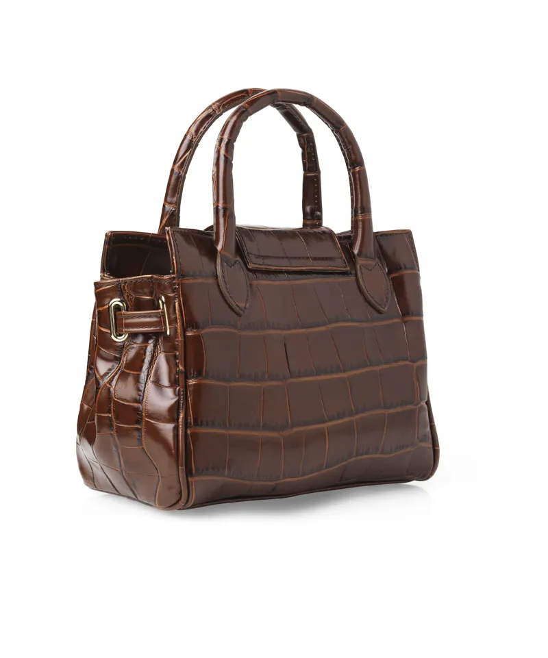 Fairfax and Favor Mini Windsor Handbag Conker Brown-4